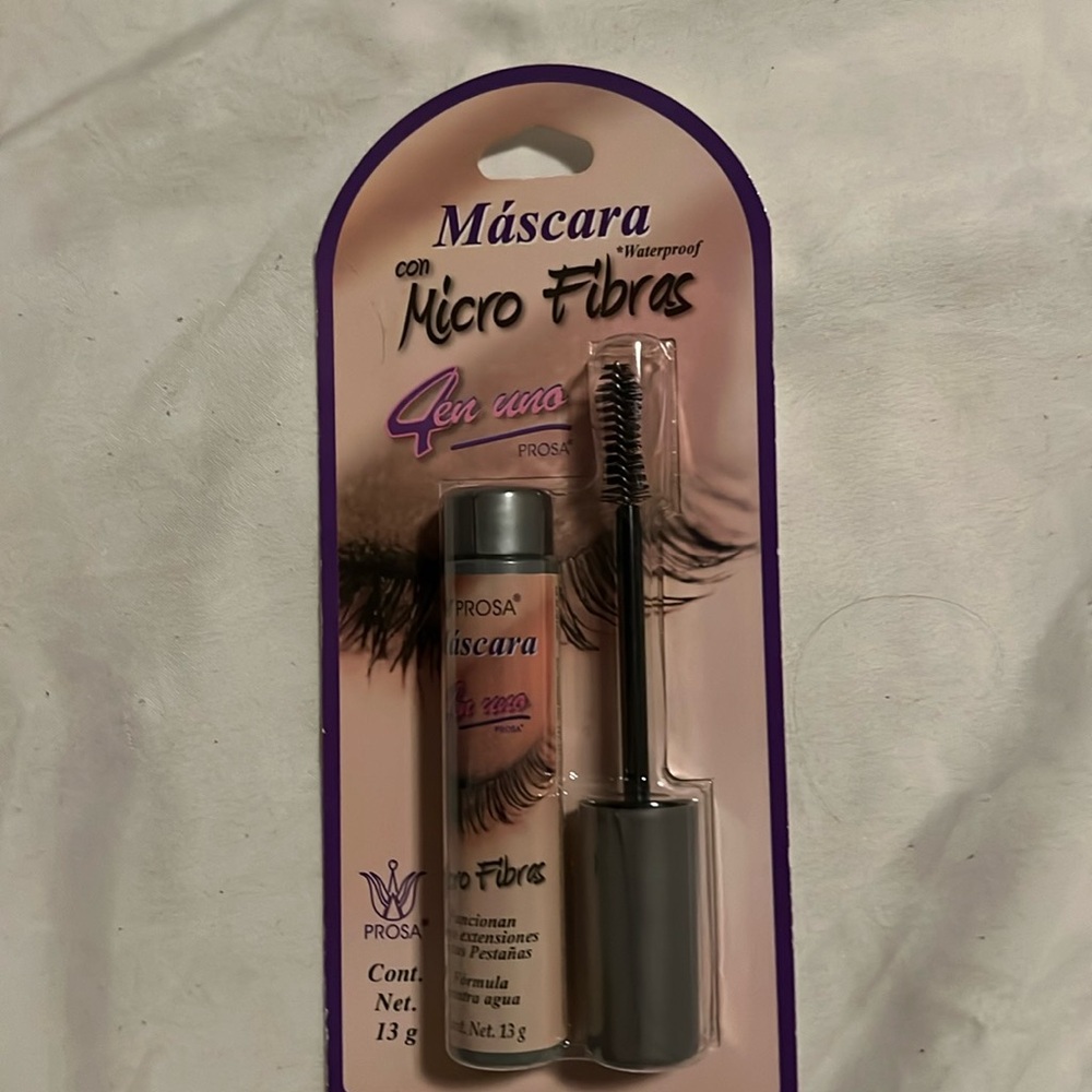 BRAND NEW MEXICAN MASCARA PROSA MICROFIBRAS WATERPROOF